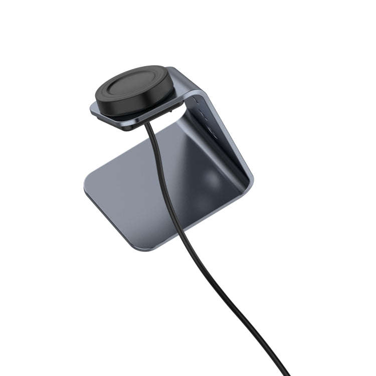 For Samsung R800 / Galaxy Watch Universal Aluminum Alloy Magnetic Charger Holder with Chip Protec...