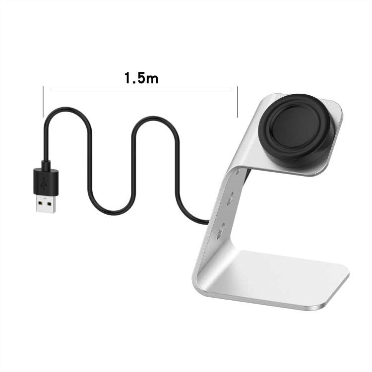 For Samsung R800 / Galaxy Watch Universal Aluminum Alloy Magnetic Charger Holder with Chip Protec...