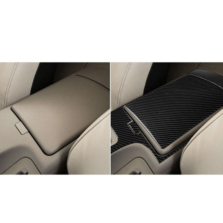 Car Carbon Fiber Central System Control Storage Box Decorative Sticker for Nissan 350z 2006-2009