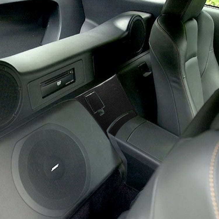 Car Carbon Fiber Center Console Rear Decorative Sticker for Nissan 350z 2006-2009