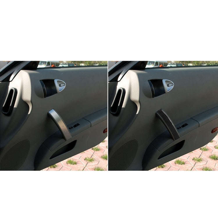 Car Carbon Fiber Passenger Side Door Handle Decorative Sticker for Nissan 350z 2006-2009