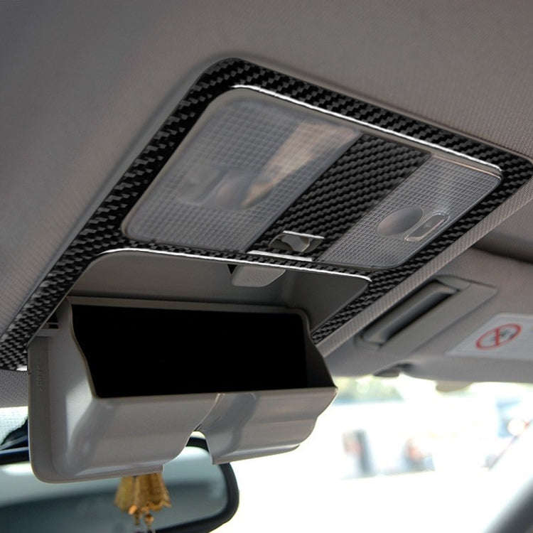 Car Carbon Fiber Hardtop Reading Light Decorative Sticker for Nissan 350z 2006-2009