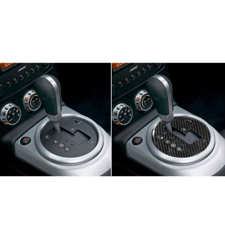 Car Carbon Fiber Gear Automatic Transmission Panel Decorative Sticker for Nissan 350z 2006-2009, ...