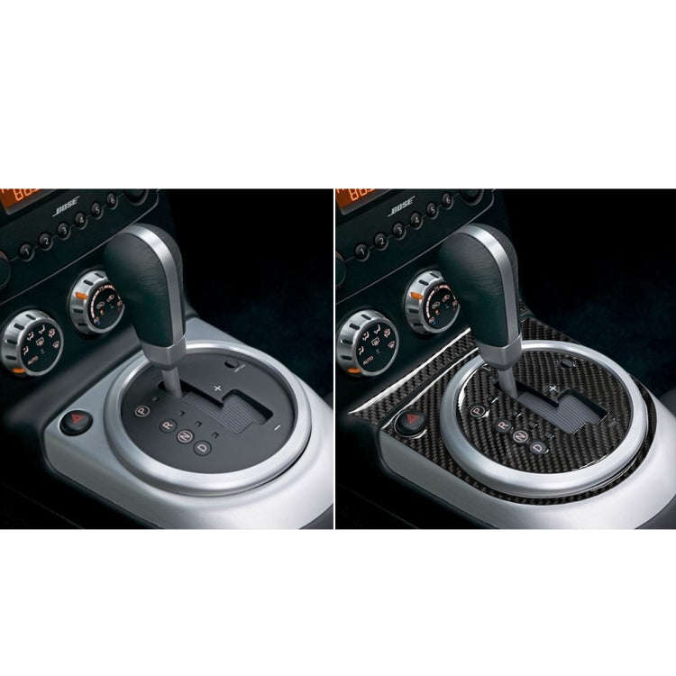 Car Carbon Fiber with Automatic Transmission Gears Panel Decorative Sticker for Nissan 350z 2006-...