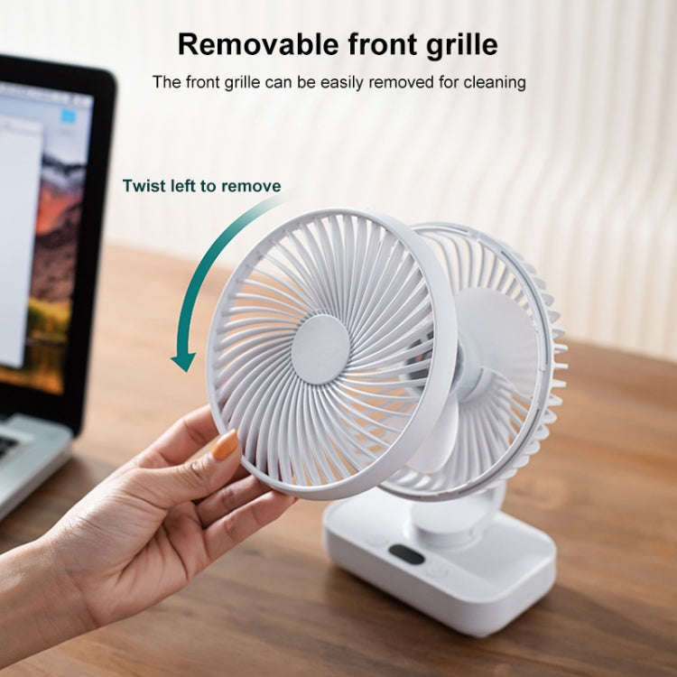 D606Y Portable Desktop Oscillating Small Fan (Black)