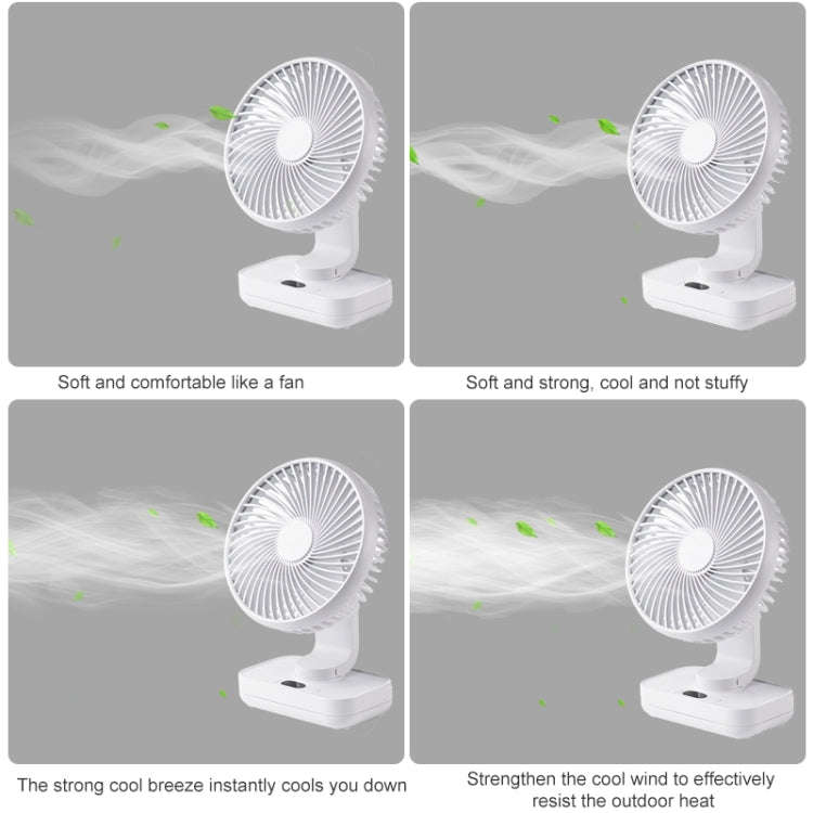 D606Y Portable Desktop Oscillating Small Fan (Black)