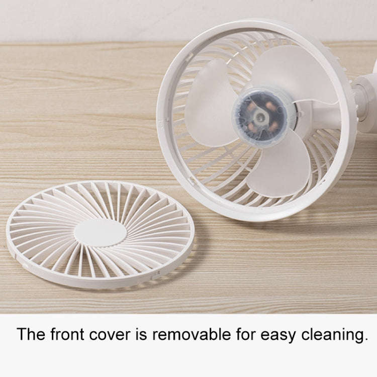 D601Y Portable USB Clip-on Oscillating Small Fan (Dark Blue)