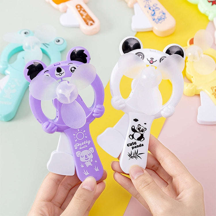 Hand Pressed Handheld Cartoon Children Small Fan(Color Random Delivery)