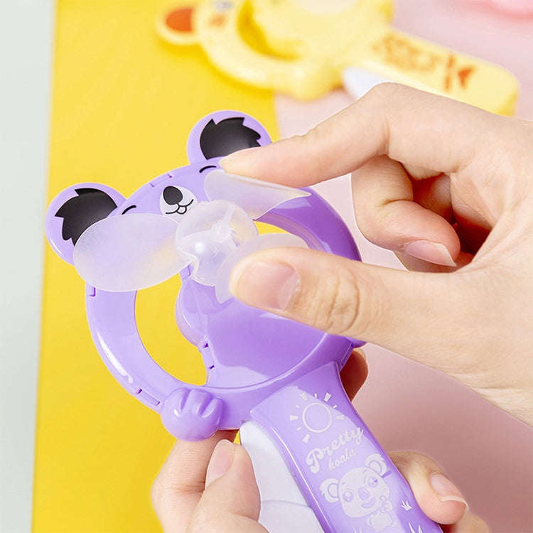 Hand Pressed Handheld Cartoon Children Small Fan(Color Random Delivery)