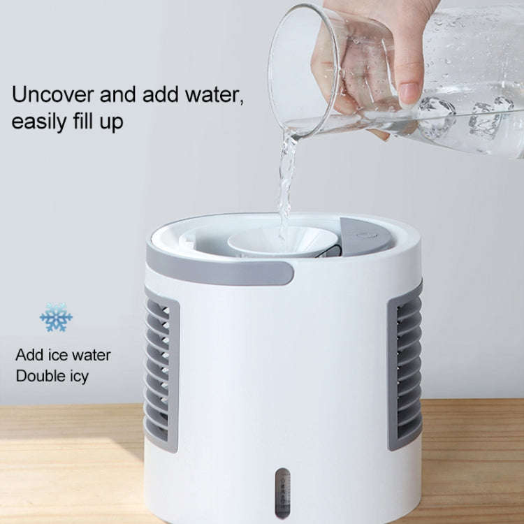 WT-F11 380ml Portable Elliptical Water-cooled Fan (Blue)