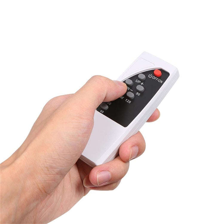 16 inch Household Mute Shaking Head Remote Control Desk Electric Leafless Fan (Blue)