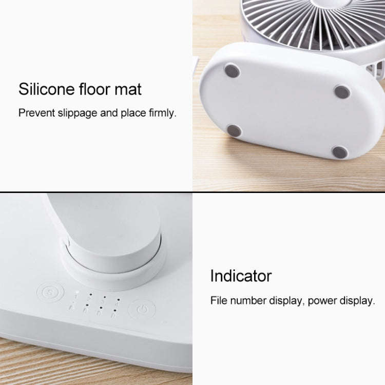 D77 4W Micro USB & USB-C / Type-C Rechargeable Portable Four-speed Adjustable Automatic Head Shak...