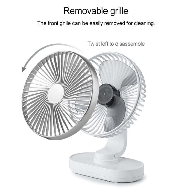 D77 4W Micro USB & USB-C / Type-C Rechargeable Portable Four-speed Adjustable Automatic Head Shak...