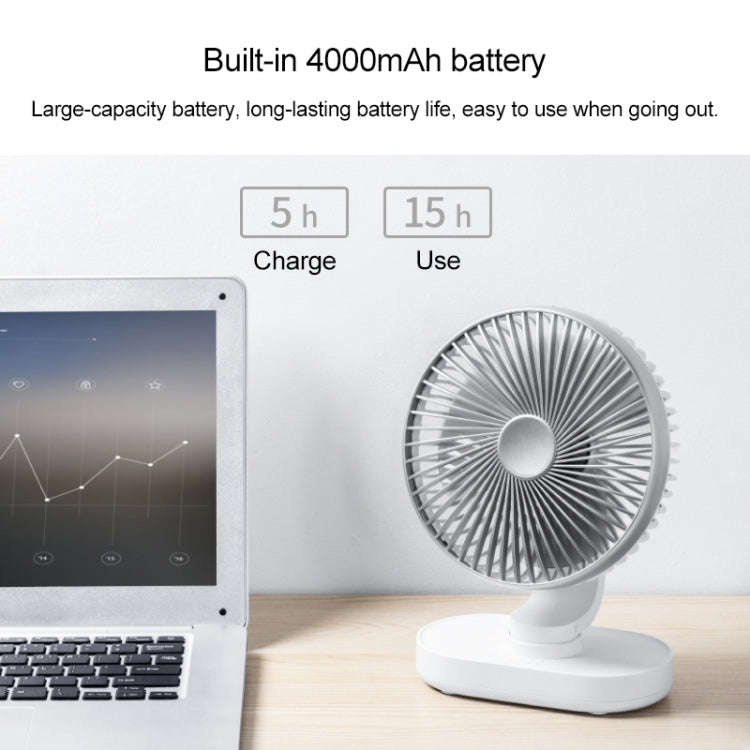 D77 4W Micro USB & USB-C / Type-C Rechargeable Portable Four-speed Adjustable Automatic Head Shak...
