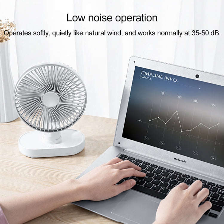 D77 4W Micro USB & USB-C / Type-C Rechargeable Portable Four-speed Adjustable Automatic Head Shak...