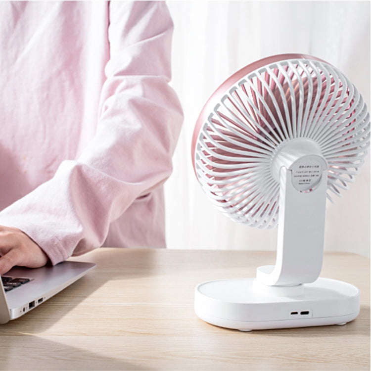 D77 4W Micro USB & USB-C / Type-C Rechargeable Portable Four-speed Adjustable Automatic Head Shak...