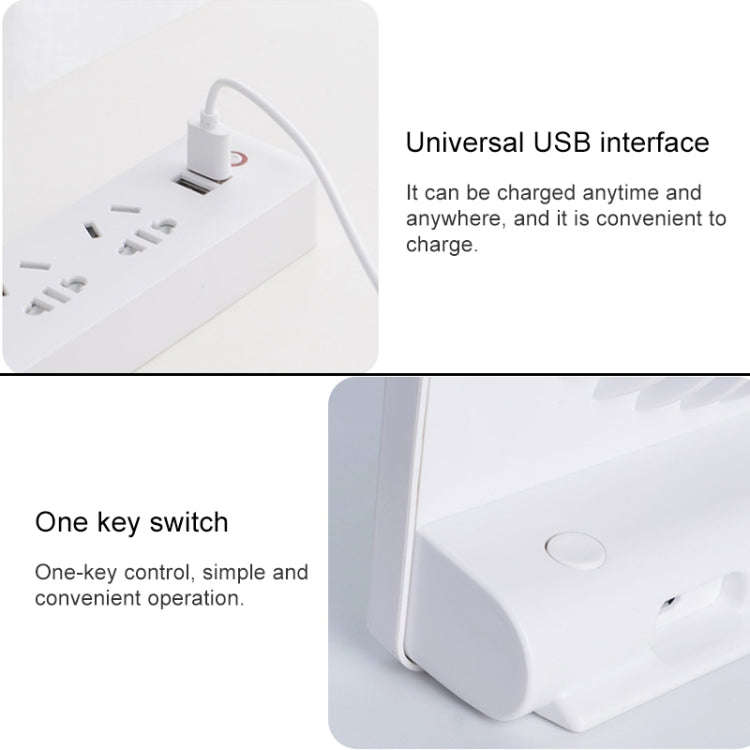 Portable Dormitory Desktop Electric Fan USB Charging Mini Fan