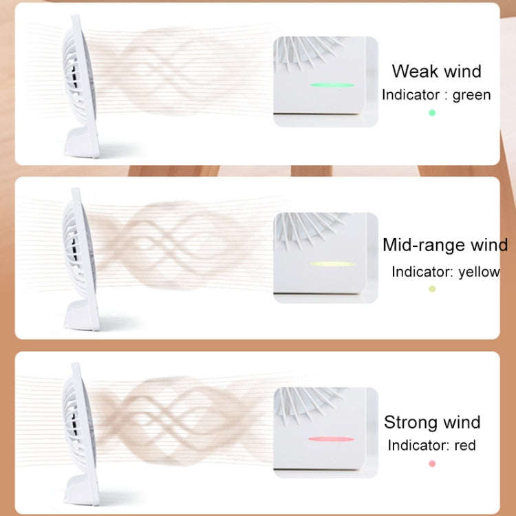 Portable Dormitory Desktop Electric Fan USB Charging Mini Fan