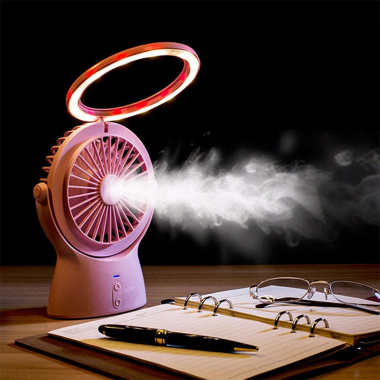 S1 Multi-function Portable USB Charging Mute Desktop Electric Fan Table Lamp, with 3 Speed Contro...