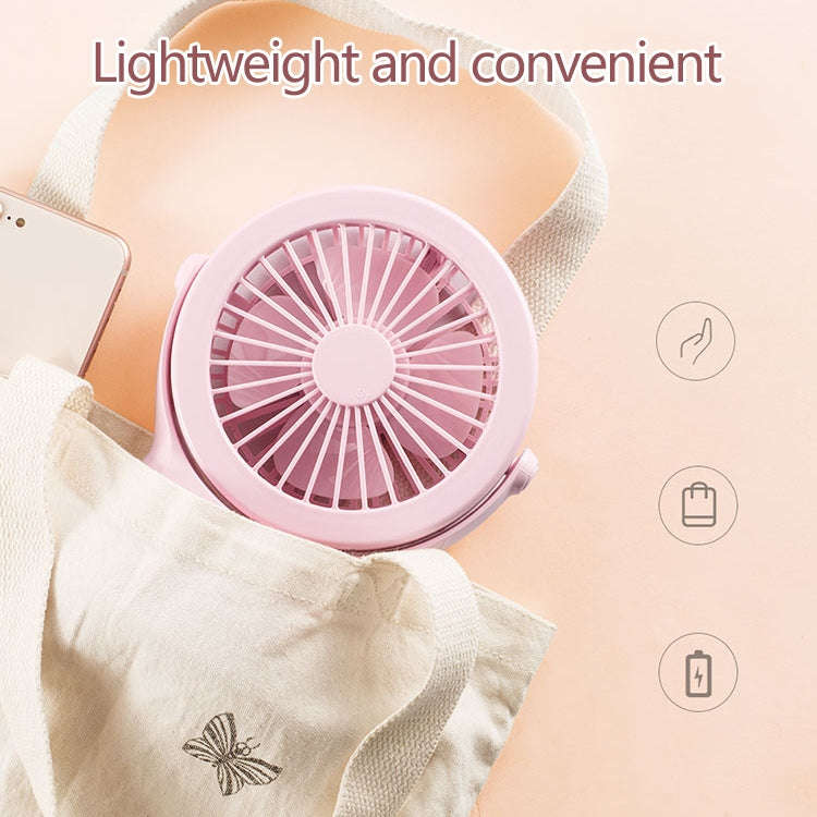 S1 Multi-function Portable USB Charging Mute Desktop Electric Fan Table Lamp, with 3 Speed Contro...