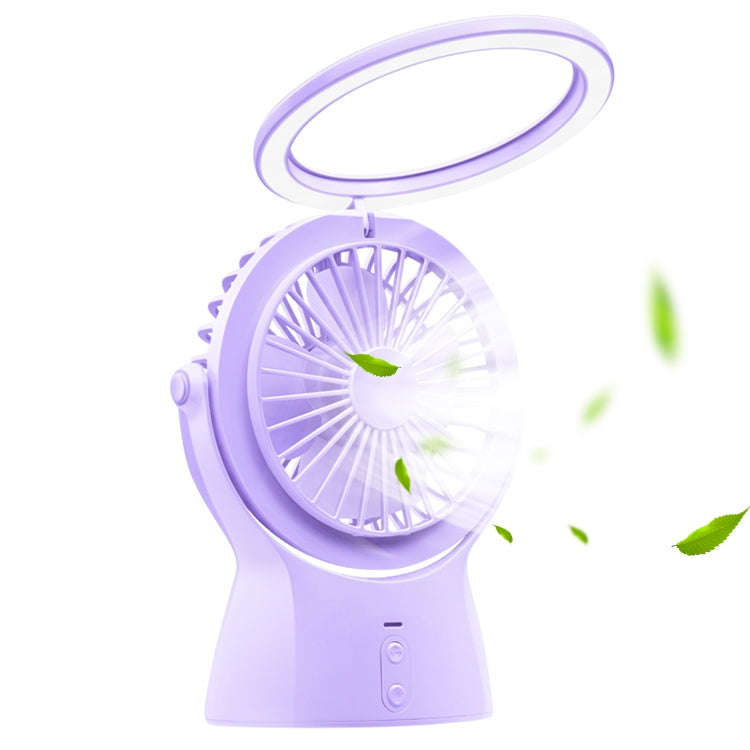 S1 Multi-function Portable USB Charging Mute Desktop Electric Fan Table Lamp, with 3 Speed Contro...
