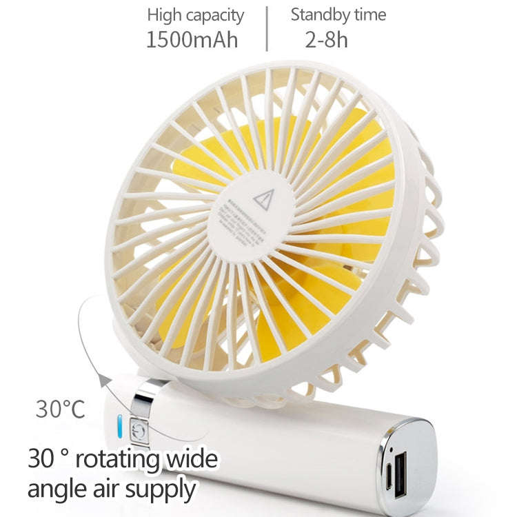S2 Portable Foldable Handheld Electric Fan, with 3 Speed Control & Night Light (Sky Blue)