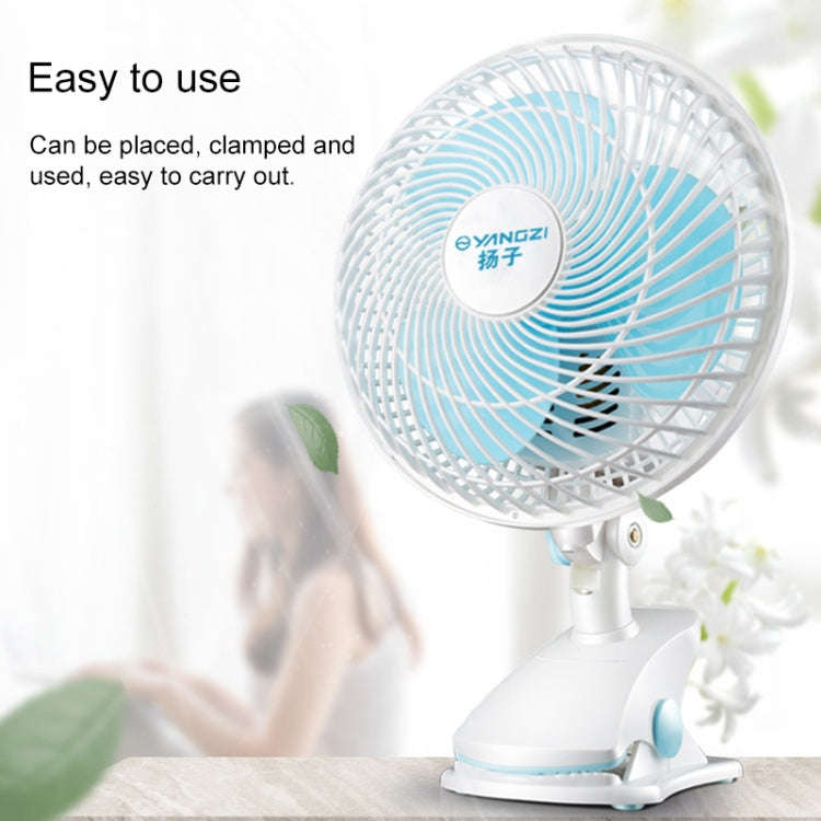 220V Portable Household Dormitory Mute Clip Base Mini Electric Fan, Length: 1.3m CN Plug