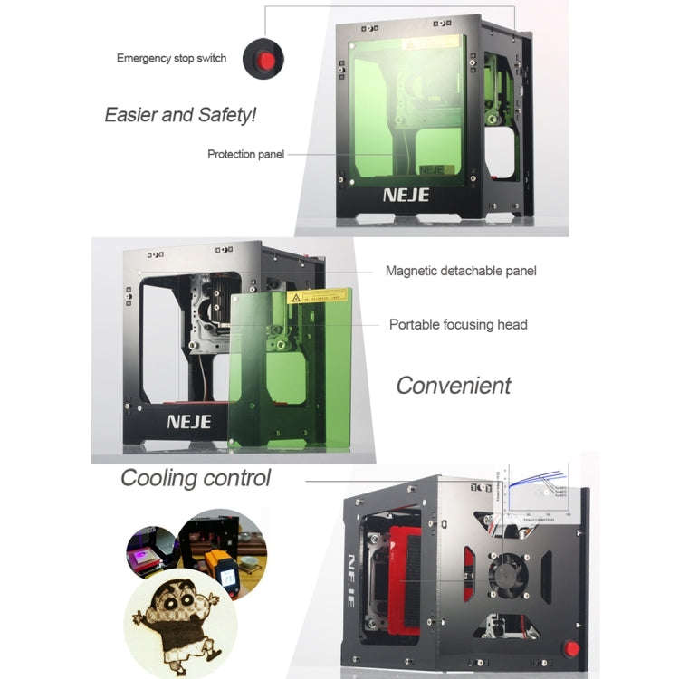 NEJE DK-8-KZ 1500mW USB DIY Laser Engraver Carving Machine