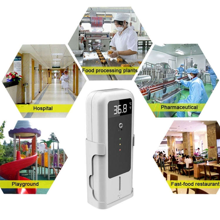 YAD-001 Infrared Thermometer + Automatic Infrared Sensor Sterilization Dispenser with Tripod Moun...
