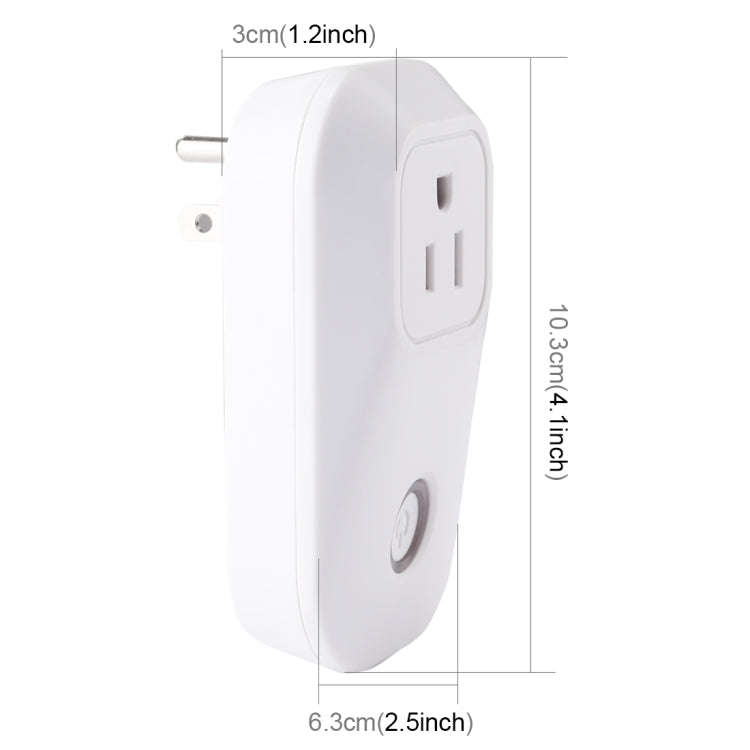 S20 WiFi Smart Power Plug Socket Wireless Remote Control Timer Power Switch, Compatible with Alex...