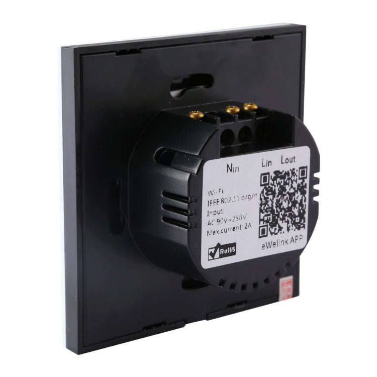 Sonoff  Touch 86mm 1 Gang Tempered Glass Panel Wall Switch Smart Home Light Touch Switch, Compati...
