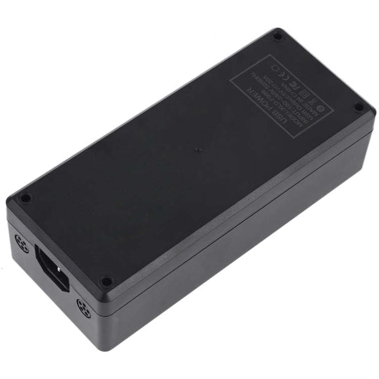 100W 24 USB Ports Fast Charger Station Smart Charger with LED Indicator AC 100-240V, US Plug(Black)