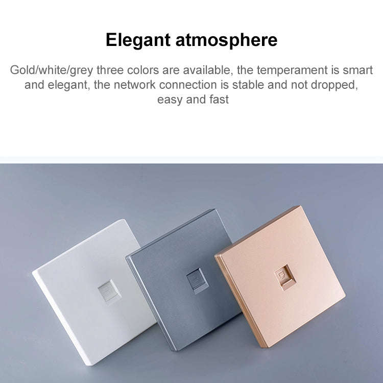 CAT.6 Shielded Pass-through Network Module, Dual Ports Panel + Shielded Pass-through + TV Socket ...