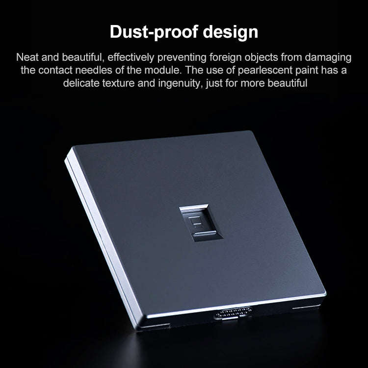 CAT.6 Shielded Pass-through Network Module, Dual Ports Panel + Shielded Pass-through + TV Socket ...