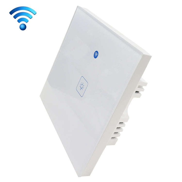 WS-UK-01 EWeLink APP & Touch Control 2A 1 Gang Tempered Glass Panel Smart Wall Switch, AC 90V-250...