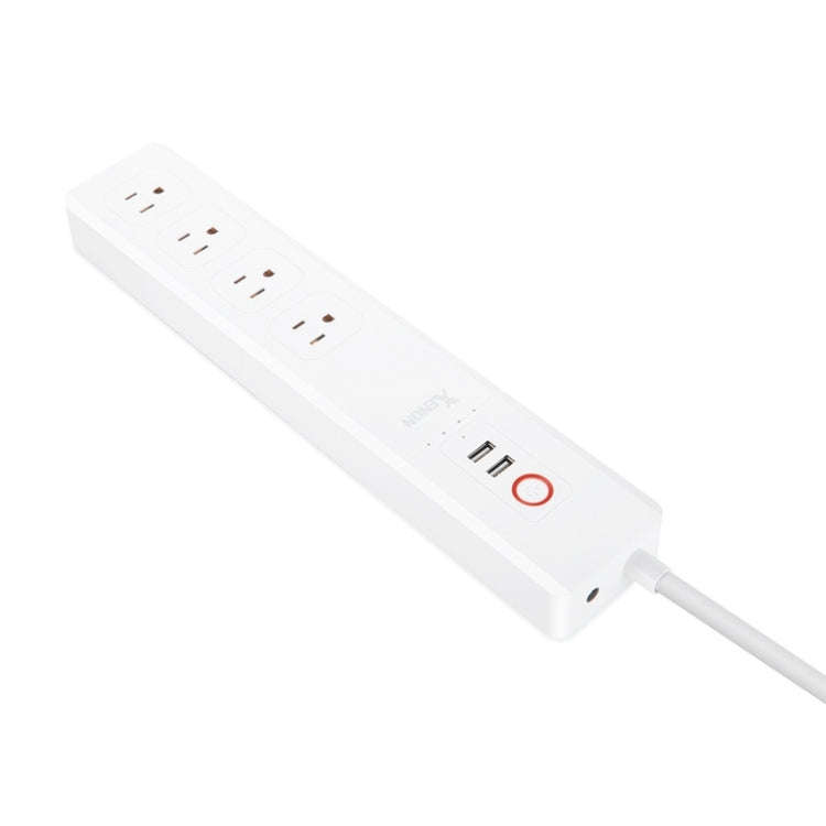 2 x USB Ports + 4 x US Plug Jack WiFi Remote Control Smart Power Socket Works with Alexa & Google...