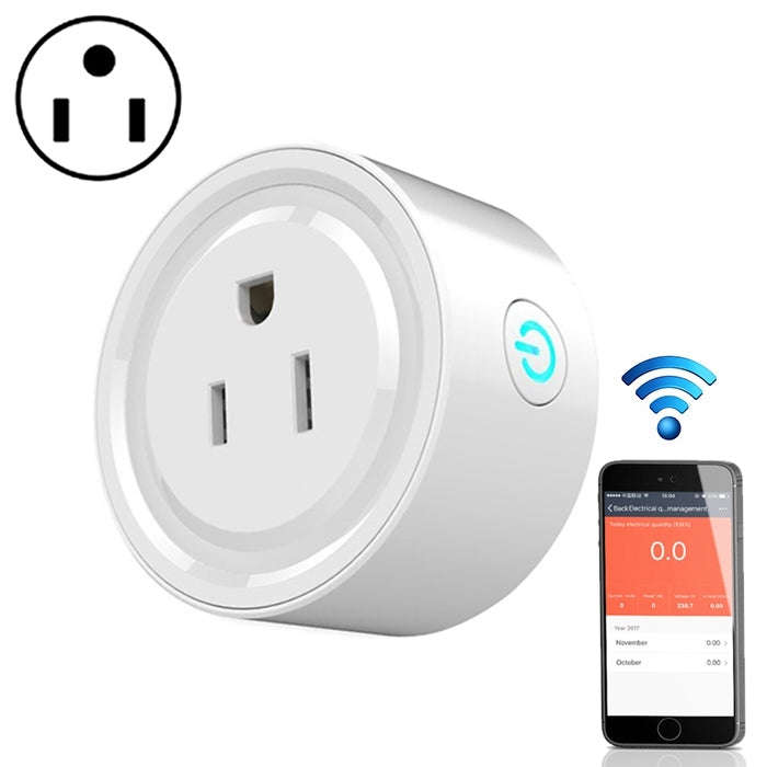 10A Smart WiFi Mini Plug APP Remote Control Timing Check Power Usage Smart Socket Works with Alex...