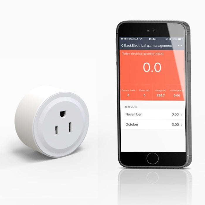 10A Smart WiFi Mini Plug APP Remote Control Timing Check Power Usage Smart Socket Works with Alex...