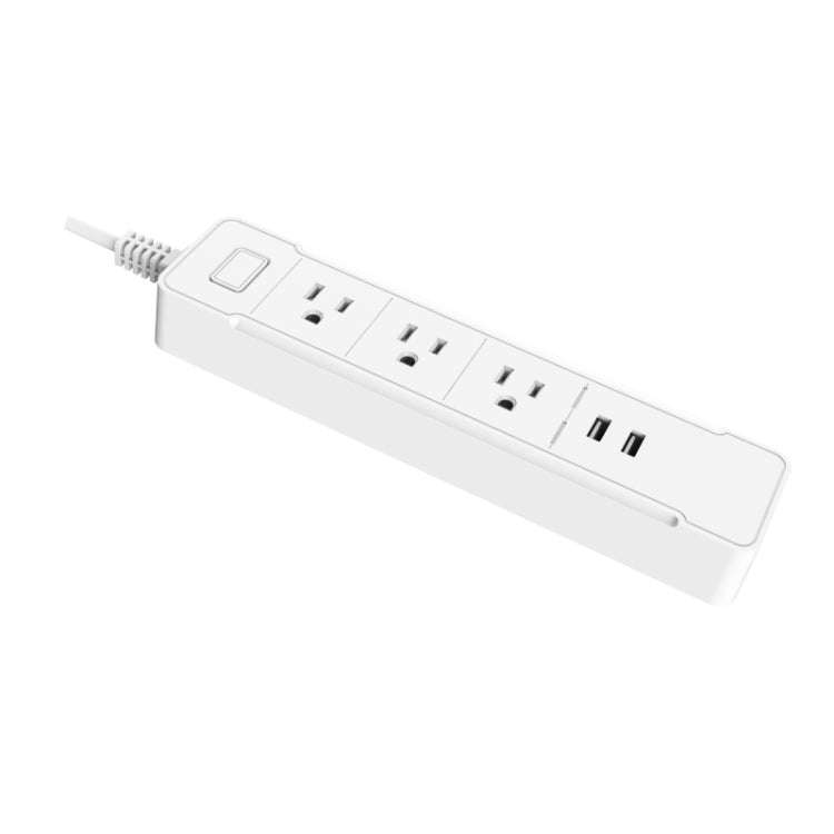 C198A 2 USB Ports + 3 US Sockets WiFi Smart Power Plug Socket, Compatible with Alexa and Google H...
