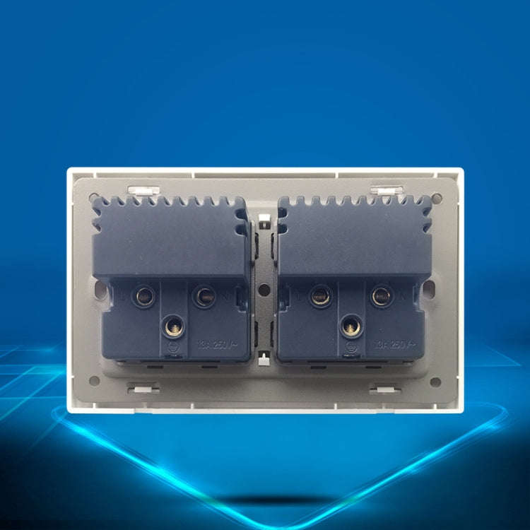 86 Type Three Hole USB Power Socket, UK Plug