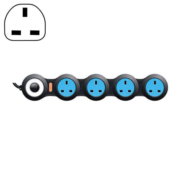 Charging Plug-in Wiring Board Creative Rotary Towline Board 13A Deformed Socket, UK Plug, 4-Bit S...
