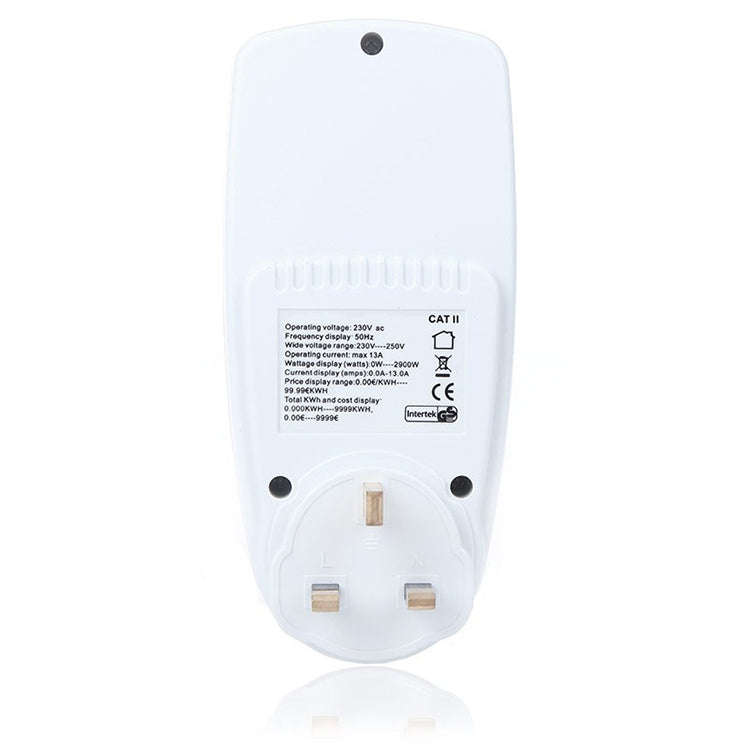AC 230-250V 50Hz Max 13A LCD Display Energy Meter Watt Volt Voltage Power Analyzer Automatic Elec...