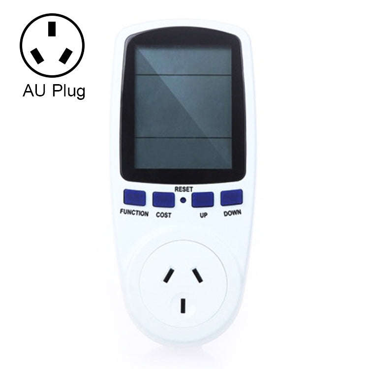 AC 240V 50Hz Max 10A LCD Display Power Meter Energy Watt Amps Volt Electricity Usage Monitor Anal...