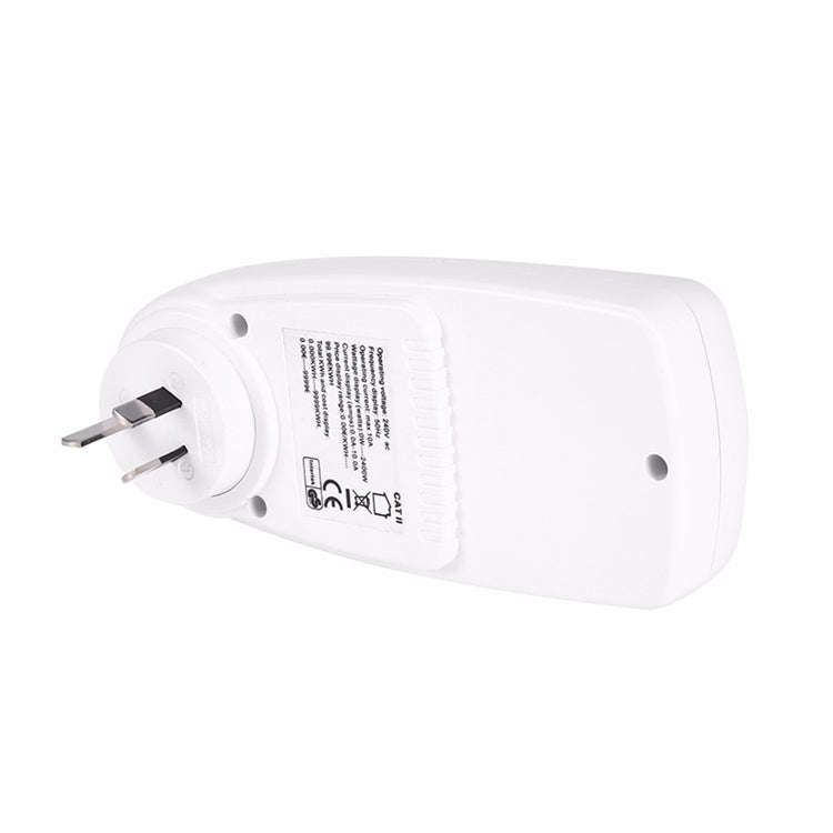 AC 240V 50Hz Max 10A LCD Display Power Meter Energy Watt Amps Volt Electricity Usage Monitor Anal...