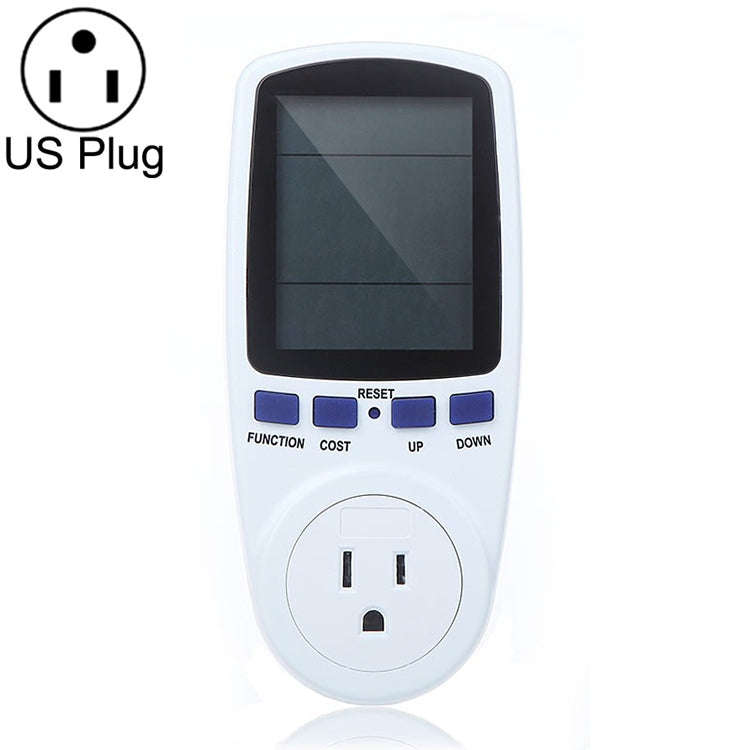 AC 120V 60Hz Max 15A LCD Display Power Meter Energy Watt Amps Volt Electricity Usage Monitor Anal...