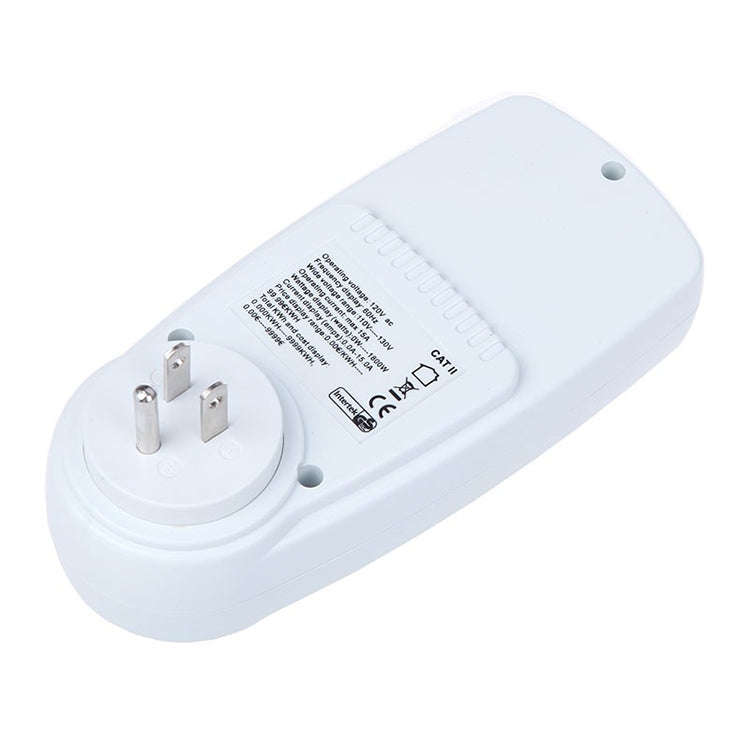 AC 120V 60Hz Max 15A LCD Display Power Meter Energy Watt Amps Volt Electricity Usage Monitor Anal...