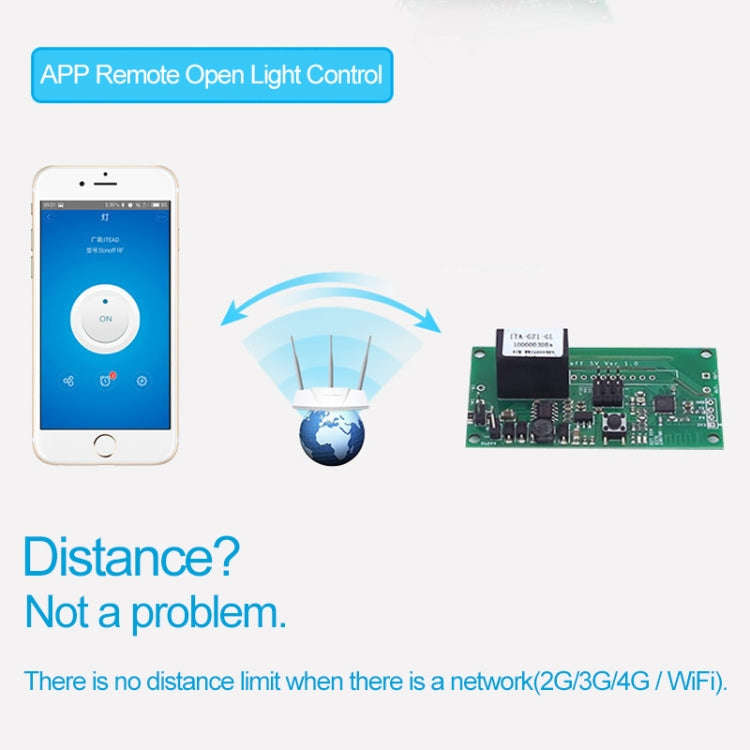 Sonoff SV 10A Single Channel WiFi Wireless Remote Timing Smart Switch Relay Module Works with Ale...