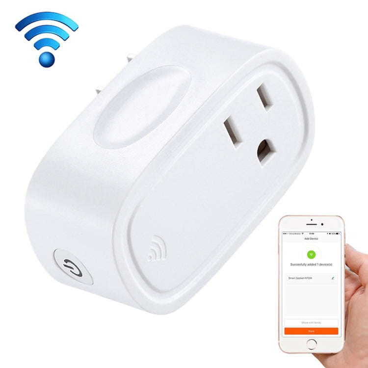 JH-G09U 15A 2.4GHz WiFi Control Hubless Smart Home Power Socket Works with Alexa  & Google Home, ...