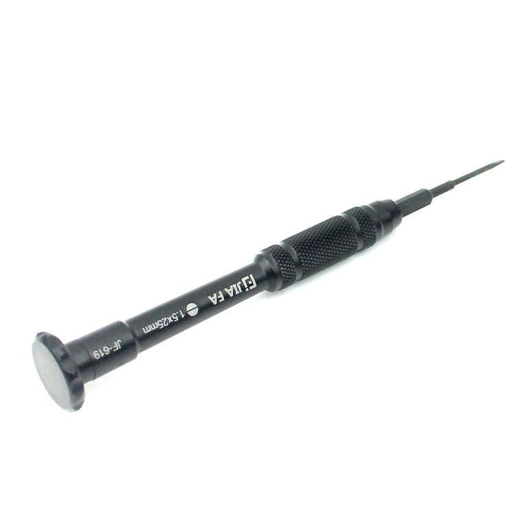 JIAFA JF-619-1.5 Mobile Phone Repair Tool 1.5 x 30mm Slotted Screwdriver(Black)