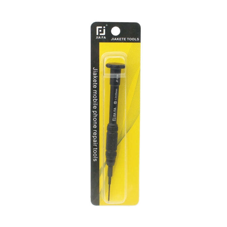 JIAFA JF-619-1.5 Mobile Phone Repair Tool 1.5 x 30mm Slotted Screwdriver(Black)